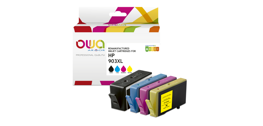 Armor K10451OW cartucho de tinta 4 pieza(s) Compatible Alto rendimiento (XL) Negro, Cian, Magenta, Amarillo