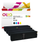 Pack de 4 cartouches d'encre remanufacturées OWA - standard - Noir Cyan Magenta Jaune - pour HP 973X