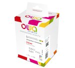 Pack de 5 cartouches d'encre remanufacturées OWA - haute capacité - Noir Noir Cyan Magenta Jaune - pour CANON PGI-580 XXLPGBK, CLI-581 XXLBK, CLI-581 XXLC, CLI-581 XXLM, CLI-581 XXLY