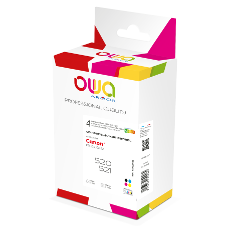 Armor K10528OW inktcartridge Compatibel Cyaan, Magenta, Geel