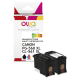 Pack de 2 cartouches d'encre remanufacturées OWA - haute capacité - Noir 3 Couleurs - pour CANON PG-560 XL, CL-561 XL