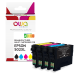 Pack de 4 cartouches d'encre remanufacturées OWA - haute capacité - Noir Cyan Magenta Jaune - pour EPSON 502XL