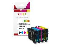 Pack de 4 cartouches d'encre remanufacturées OWA - haute capacité - Noir Cyan Magenta Jaune - pour EPSON C13T10H14010, C13T10H24010, C13T10H34010, C13T10H44010
