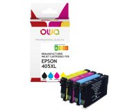 Pack de 4 cartouches d'encre remanufacturées OWA - haute capacité - Noir Cyan Magenta Jaune - pour EPSON C13T05H14010, C13T05H24010, C13T05H34010, C13T05H44010