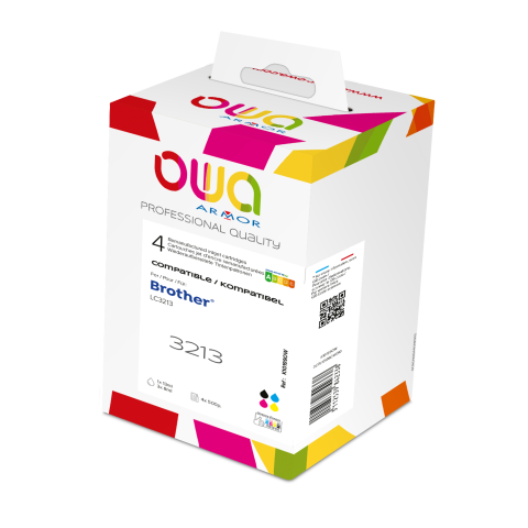 Armor K10199OW cartucho de tinta 4 pieza(s) Compatible Negro, Cian, Magenta, Amarillo