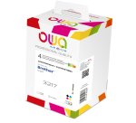 Pack de 4 cartouches OWA Compatible Brother LC3217 Noir Cyan Magenta Jaune pour imprimante jet d'encre