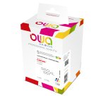 Pack de 5 cartouches d'encre OWA - haute capacité - 2 Noires + Cyan Magenta Jaune