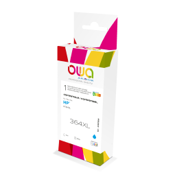 Gereviseerde inktcartridge OWA - hoge capaciteit - voor HP 364XL C