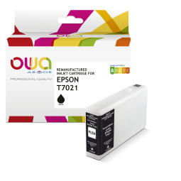 EN_Cartouche d'encre remanufacturée OWA - standard - Noir - pour EPSON T7021