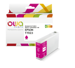 Cartouche d'encre remanufacturée OWA - standard - Magenta - pour EPSON T7023