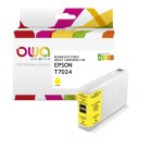 Cartouche d'encre remanufacturée OWA - standard - Jaune - pour EPSON T7024