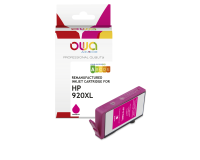 Cartouche d'encre remanufacturée OWA - haute capacité - Magenta - pour HP 920XL M