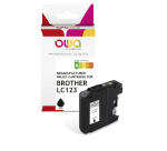 Cartouche d'encre remanufacturée OWA - standard - Noir - pour BROTHER LC123 B
