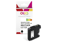 Cartouche d'encre remanufacturée OWA - standard - Noir - pour BROTHER LC123 B