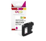 Cartouche d'encre remanufacturée OWA - standard - Magenta - pour BROTHER LC123 M