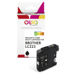 Cartouche OWA Compatible Brother LC223 Noir pour imprimante jet d'encre