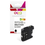 Cartouche OWA Compatible Brother LC223 Noir pour imprimante jet d'encre