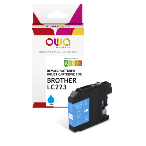 Gereviseerde inktcartridge OWA standaard voor BROTHER LC 223C