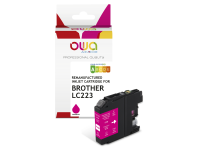EN_Cartouche d'encre remanufacturée OWA - standard - Magenta - pour BROTHER LC-223M