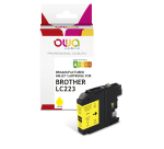 Cartouche d'encre remanufacturée OWA - standard - Jaune - pour BROTHER LC-223Y