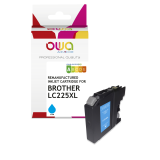 Gereviseerde inktcartridage OWA - hoge capaciteit - voor BROTHER LC-225 XL C