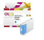 Cartouche d'encre remanufacturée OWA - haute capacité - Cyan - pour EPSON T7892