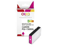 EN_Cartouche d'encre remanufacturée OWA - haute capacité - Magenta - pour CANON PGI-1500 XLM