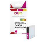 Cartouche d'encre remanufacturée OWA - haute capacité - Magenta - pour CANON PGI-2500 XLM