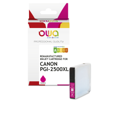 Cartouche d'encre remanufacturée OWA - haute capacité - Magenta - pour CANON PGI-2500 XLM