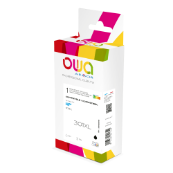 EN_Cartouche d'encre remanufacturée OWA - haute capacité - Noir - pour HP 301XL B