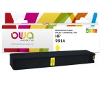 Cartouche d'encre remanufacturée OWA - standard - Jaune - pour HP 981A