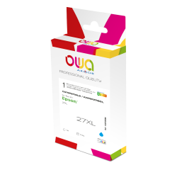 Cartouche d'encre remanufacturée OWA - haute capacité - Cyan - pour EPSON 27XL C