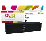 Cartouche d'encre remanufacturée OWA - standard - Noir - pour HP 913A
