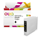 Cartouche d'encre remanufacturée OWA - haute capacité - Noir - pour EPSON T7551