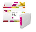 Cartouche d'encre remanufacturée OWA - haute capacité - Magenta - pour EPSON T7553