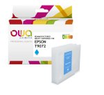 Cartouche d'encre remanufacturée OWA - haute capacité - Cyan - pour EPSON T9072