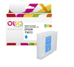 Cartouche d'encre remanufacturée OWA - haute capacité - Cyan - pour EPSON T9072