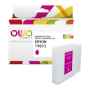 Cartouche d'encre remanufacturée OWA - haute capacité - Magenta - pour EPSON T9073