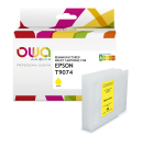 Cartouche d'encre remanufacturée OWA - haute capacité - Jaune - pour EPSON T9074