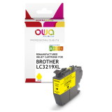 DE_Cartouche d'encre remanufacturée OWA - haute capacité - Jaune - pour BROTHER LC-3219XLY