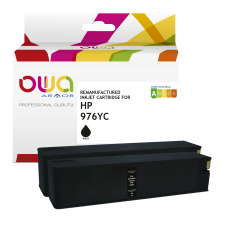Cartouche d'encre remanufacturée OWA - standard - Noir - pour HP 976YC