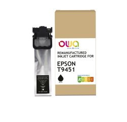 Tintenpatrone OWA kompatibel Epson T9451 Schwarz für Tintenstrahldrucker