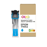 Cartouche d'encre remanufacturée OWA - standard - Cyan - pour EPSON T9452