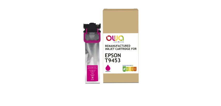 Cartouche OWA compatible Epson T945 Cyan Magenta Jaune pour imprimante jet d'encre