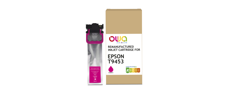 Cartouche OWA Compatible Epson T945 cyan magenta jaune pour imprimante jet d'encre