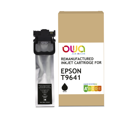 Cartouche d'encre remanufacturée OWA - standard - Noir - pour EPSON T9641