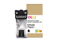 Cartouche d'encre remanufacturée OWA - haute capacité - Noir - pour EPSON T9651