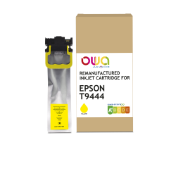 Cartouche d'encre remanufacturée OWA - standard - Jaune - pour EPSON T9444
