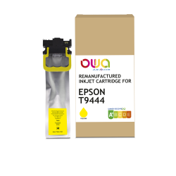 Cartouche d'encre remanufacturée OWA - standard - Jaune - pour EPSON T9444