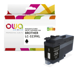 Cartouche d'encre remanufacturée OWA - haute capacité - Noir - pour BROTHER LC-3239XLBK